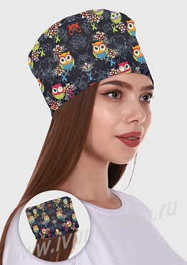 Колпак медицинский на резинке унисекс арт. ГУ-12-330-СТР