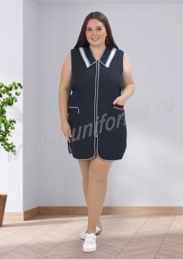 Сарафан женский арт. УН-38-17-ГАБ (size +)